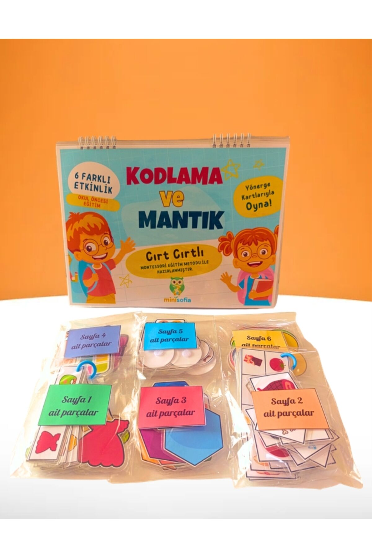 Montessori Cırt Cırtlı Kodlama ve Mantık Etkinlik Seti